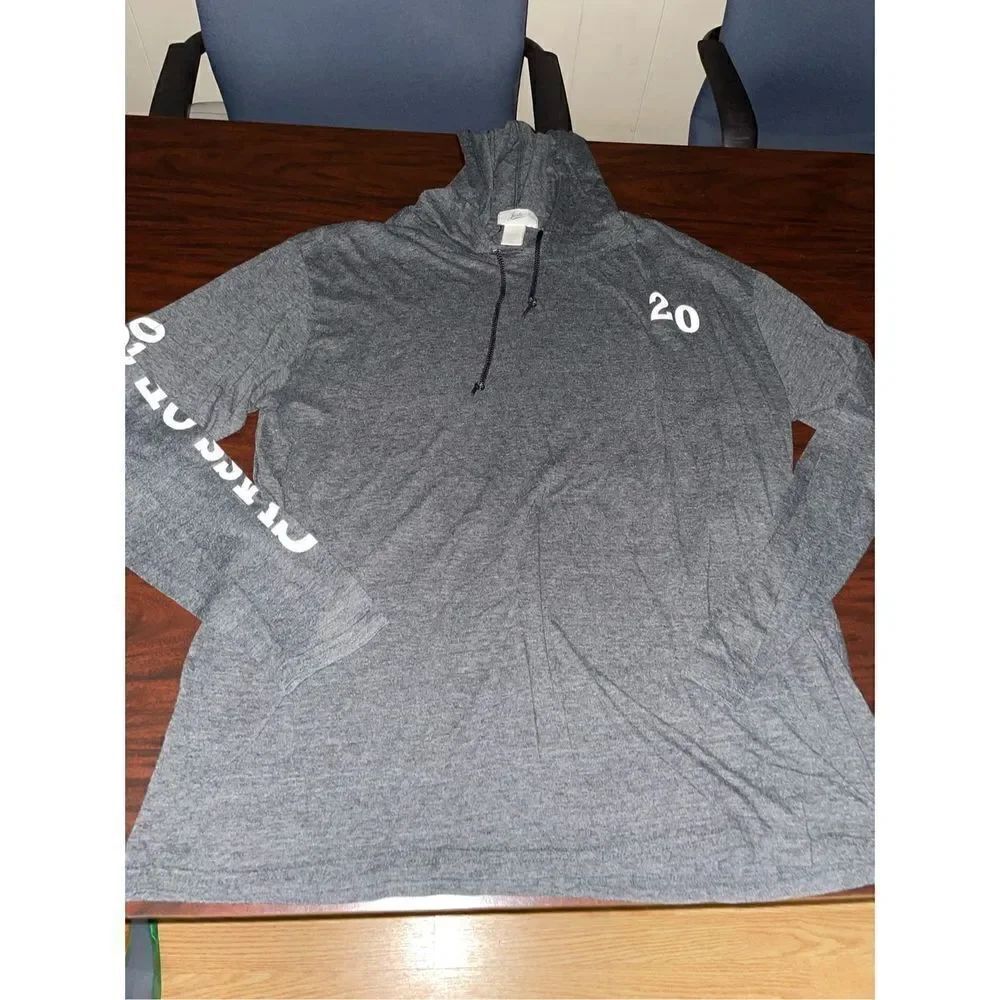 Jostens Class of 2020 Thin Hooded Grey Long Sleeve Shirt- 2XL
